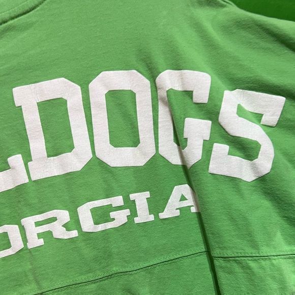 Pressbox University of Georgia “Bulldogs” Crew Neck Pullover Green Size‎ Small - Picture 4 of 6